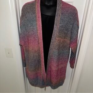 Torrid Women's Multicolor Open-Front Sweater